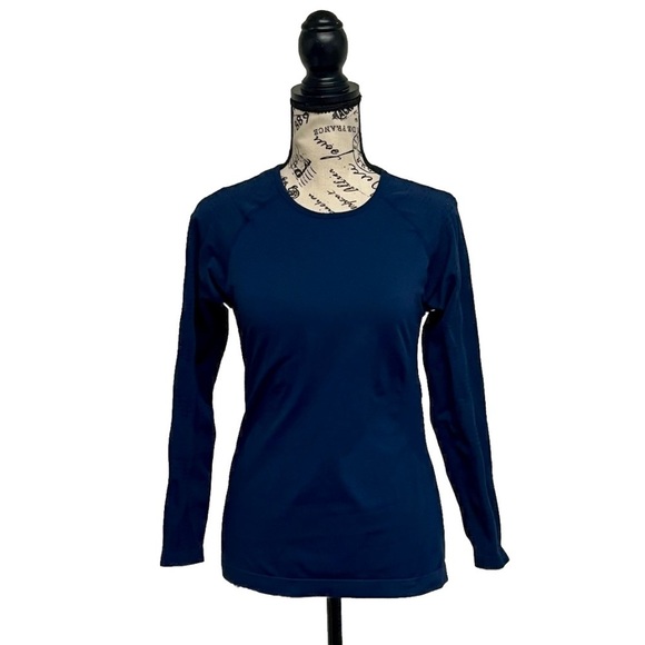 MPG Sport Activewear Top Shirt Yoga Workout Athletic Sz S 4 6 Training Blue Gym - Picture 1 of 8